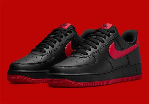 nike air force rood zwart|zwarte Nike Air Force 1.